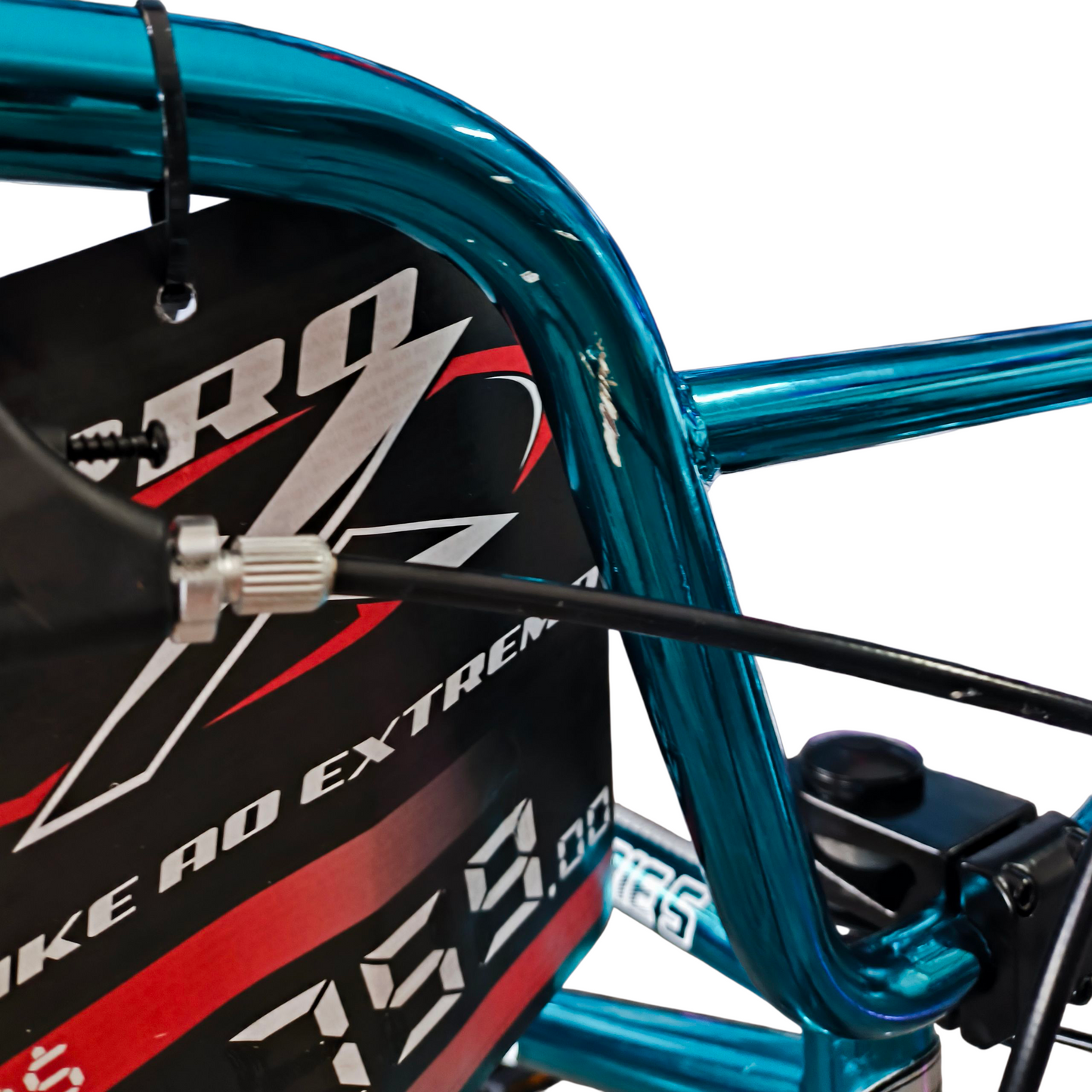 Bicicleta Pro X Série 5 Aro 20" cromo azul