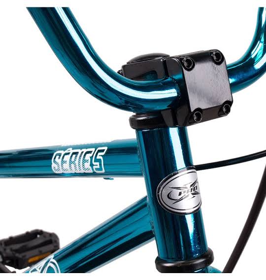 Bicicleta Pro X Série 5 Aro 20" cromo azul