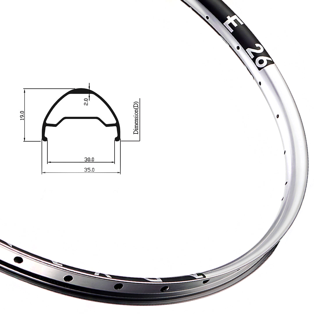 Aro DaBomb Advance 26" Líquido Silver