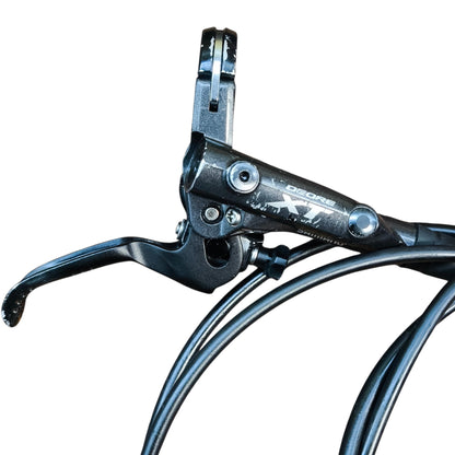 Par de freios Shimano Deore XT 4 pistões M-8020 (Usado)
