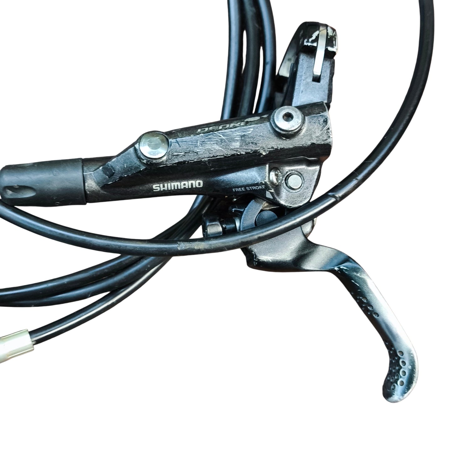 Par de freios Shimano Deore XT 4 pistões M-8020 (Usado)